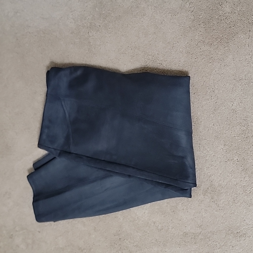 Allison Daley petites XL gray faux suede pants